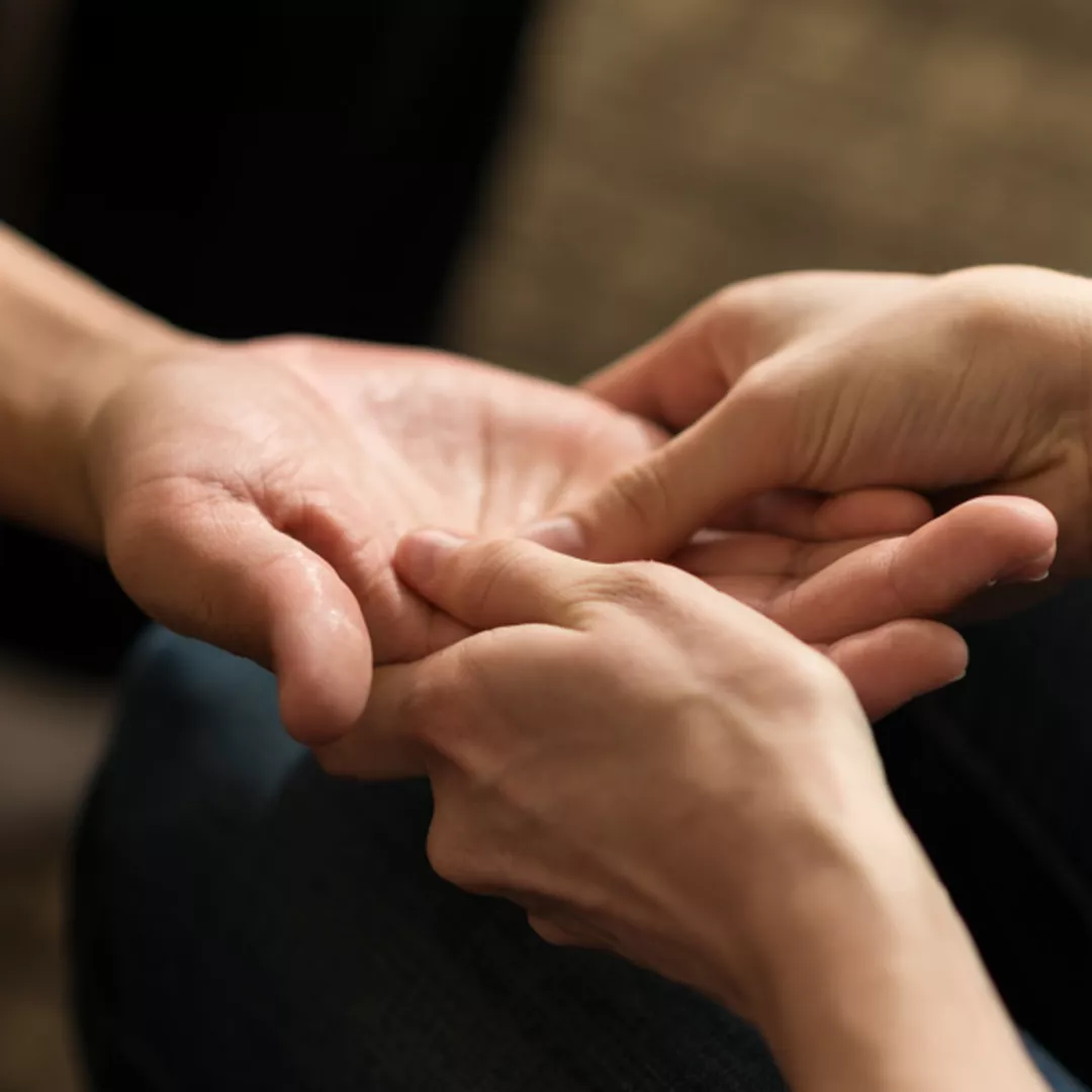 Duftende Handmassage