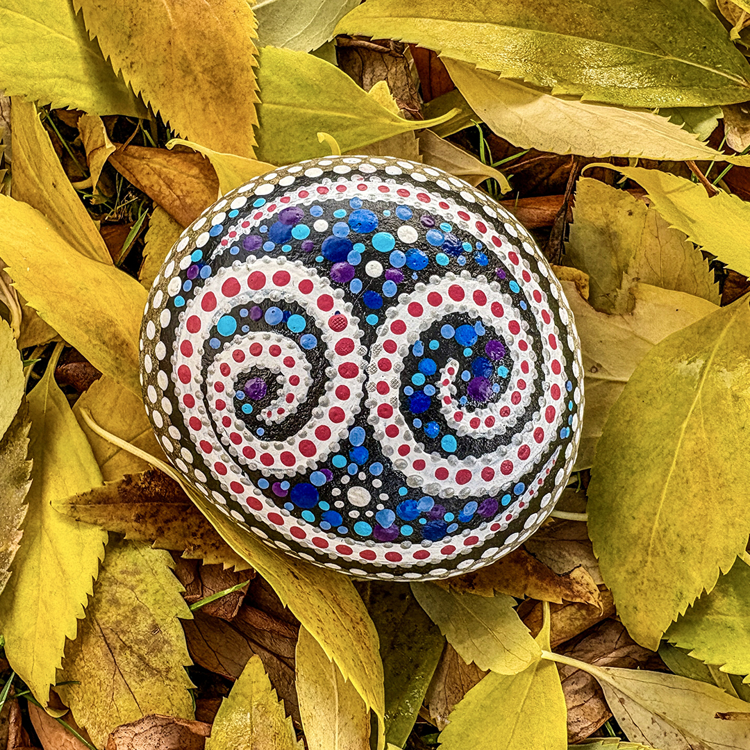 Astrologisches Symbol Sternzeichen Krebs auf Stein