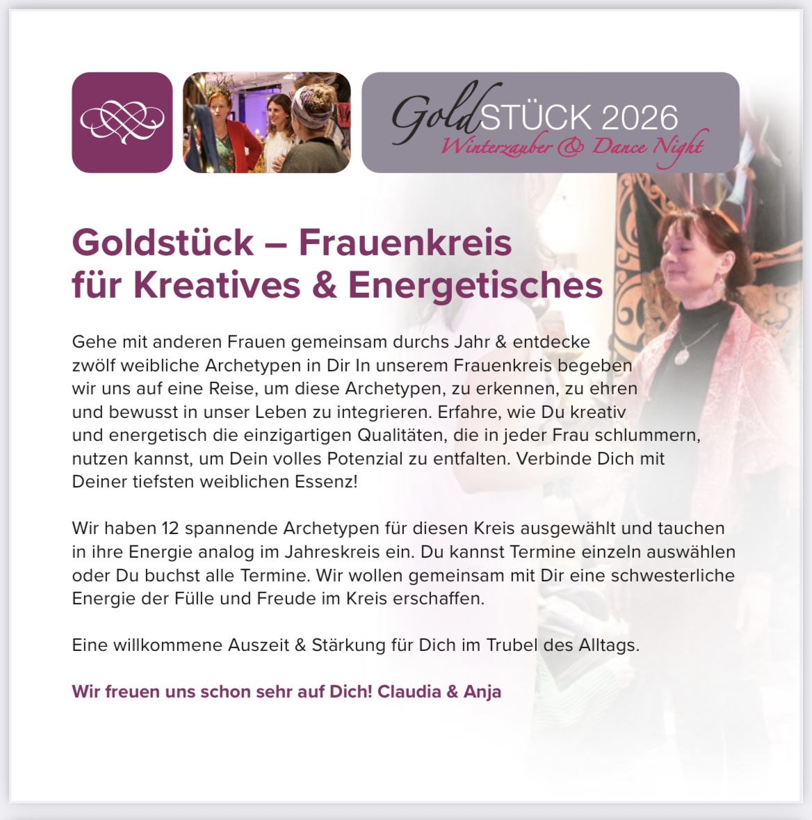 Informationstext Goldstück Frauenkreis